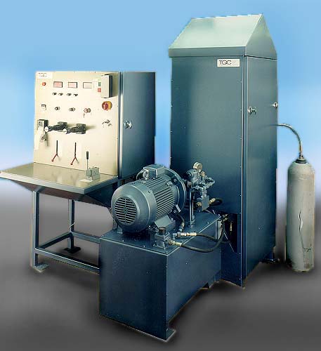 automatic hydraulic burst test machine for cylinders